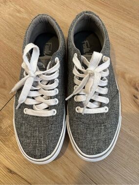 Far West Size 7 Gray Canvas Sneakers